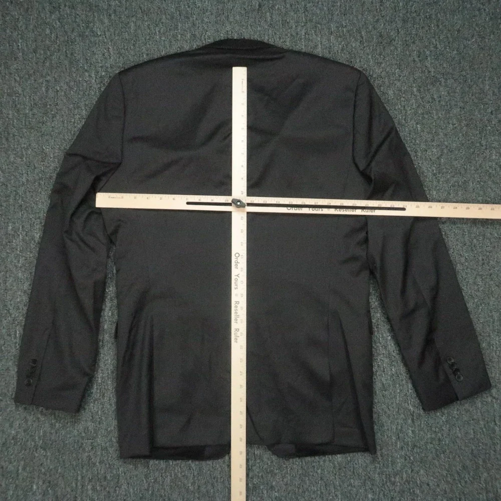 Hugo Boss Blazer Mens 42L Charcoal‎ Gray Trabaldo Togna 1840 Stretch Super 120